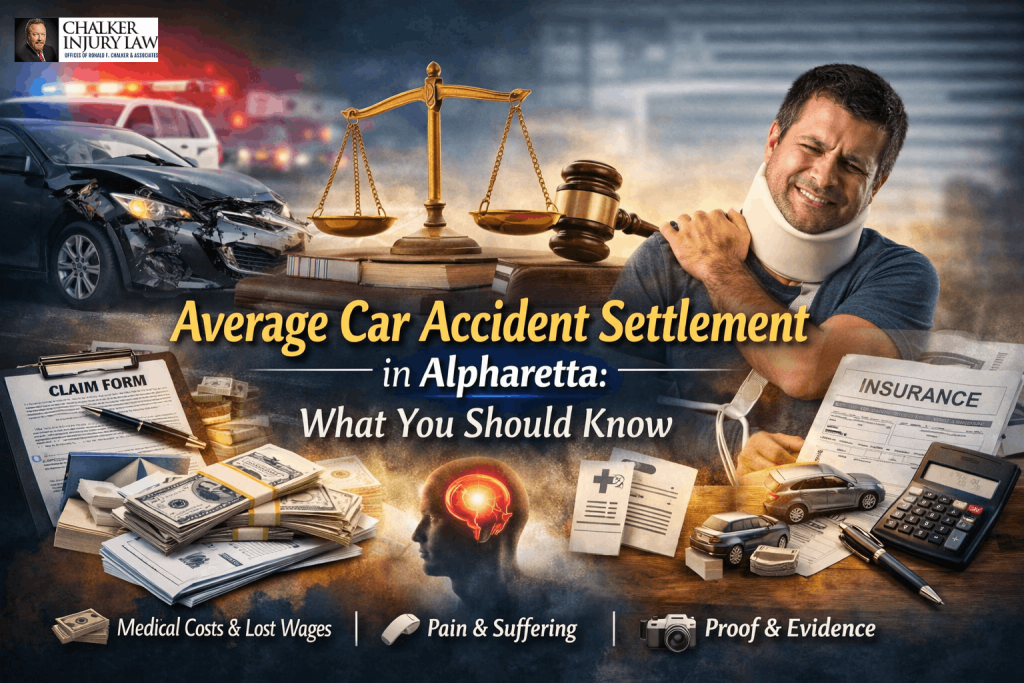 average car accident settlement in Alpharetta