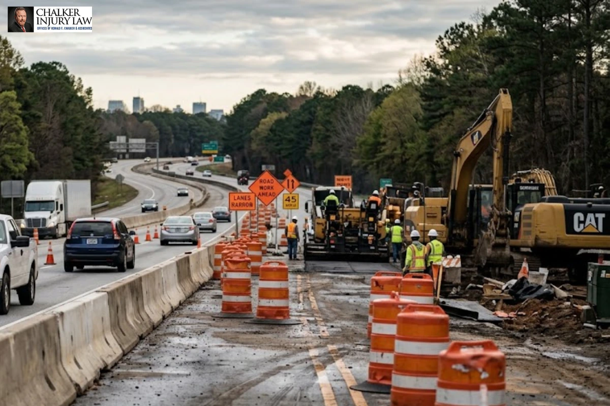 road work accident